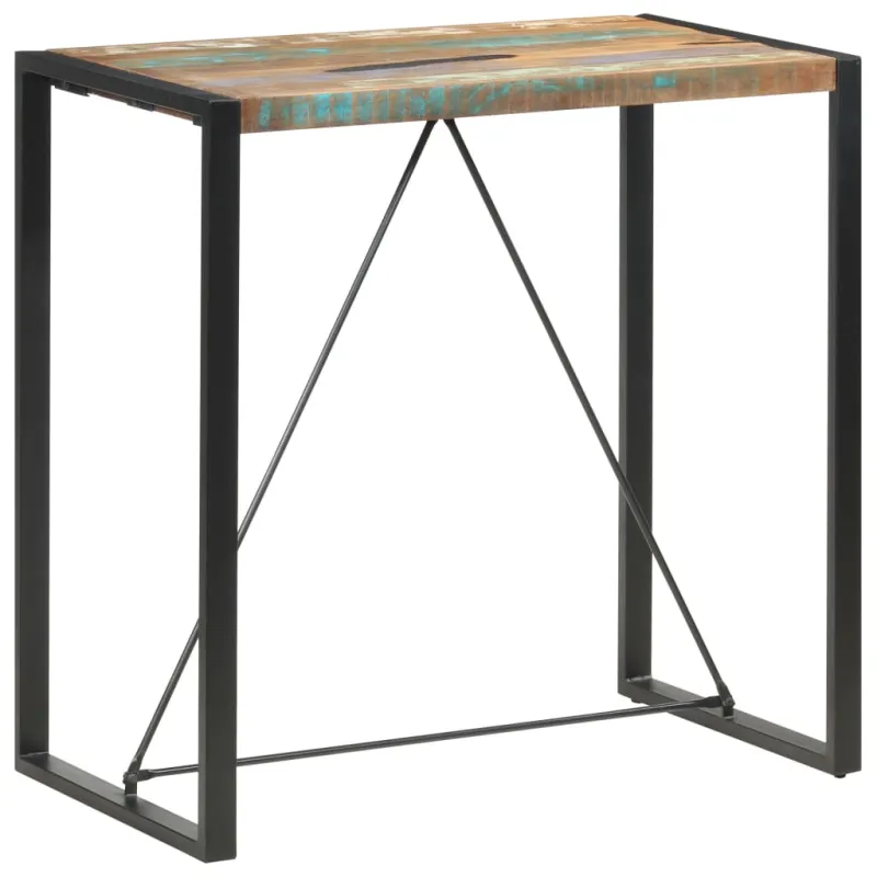 Baro stalas, 110x60x110cm, perdirbtos medienos masyvas