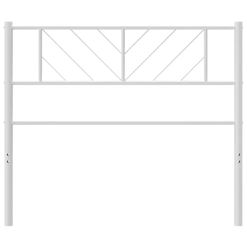 Metalinis pakaitinis galvūgalis, baltos spalvos, 100cm