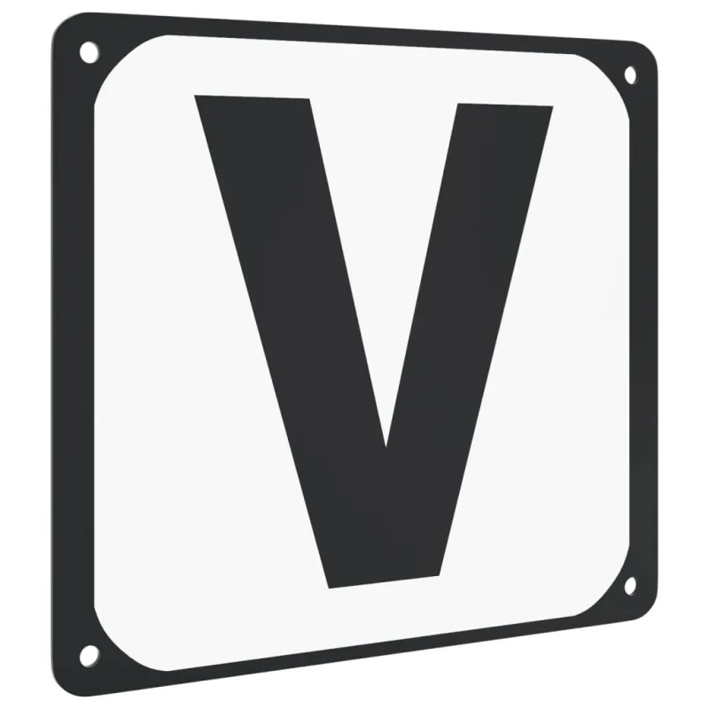 Raidės jojimo aikštelei, 12vnt., plienas