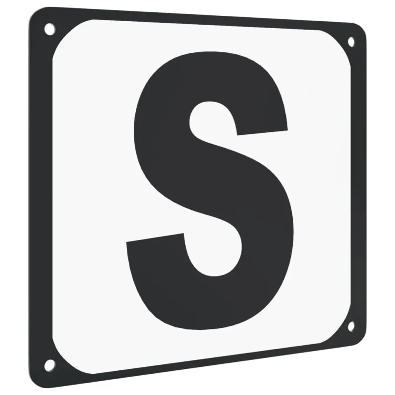 Raidės jojimo aikštelei, 12vnt., plienas