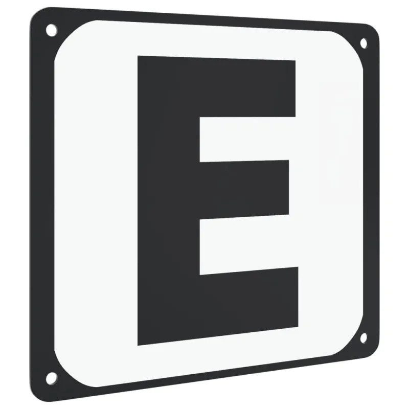 Raidės jojimo aikštelei, 12vnt., plienas