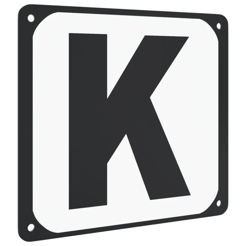 Raidės jojimo aikštelei, 12vnt., plienas