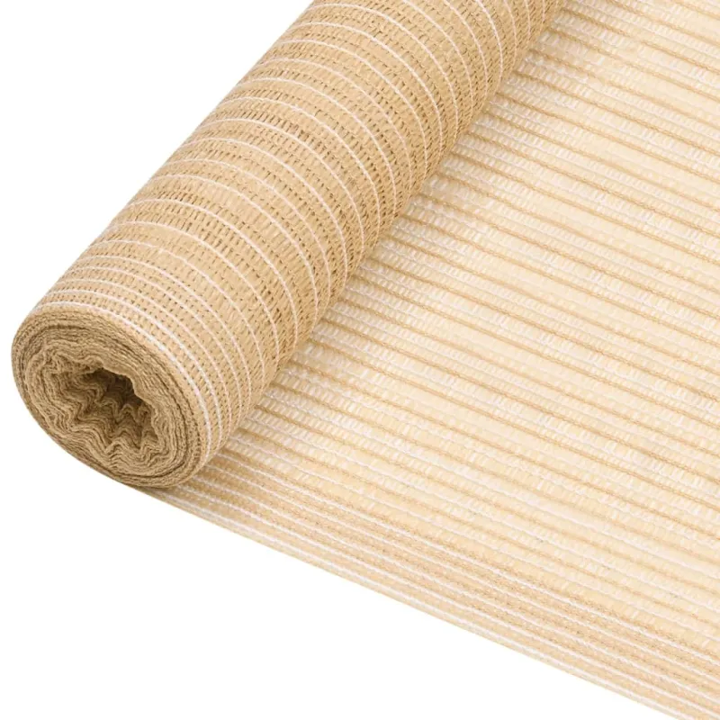 Privatumo suteikiantis tinklelis, smėlio, 2x10m, HDPE, 150g/m²