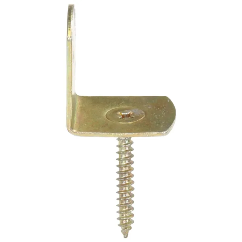 Tvoros segmento laikikliai, 24vnt., galvanizuotas metalas