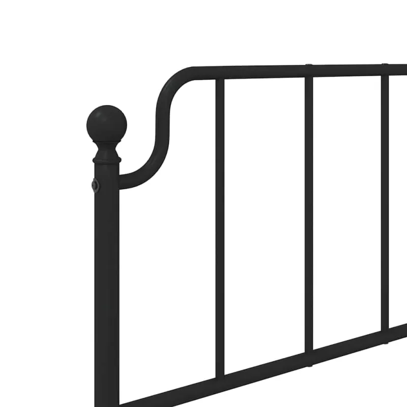 Metalinis pakaitinis galvūgalis, juodos spalvos, 100cm