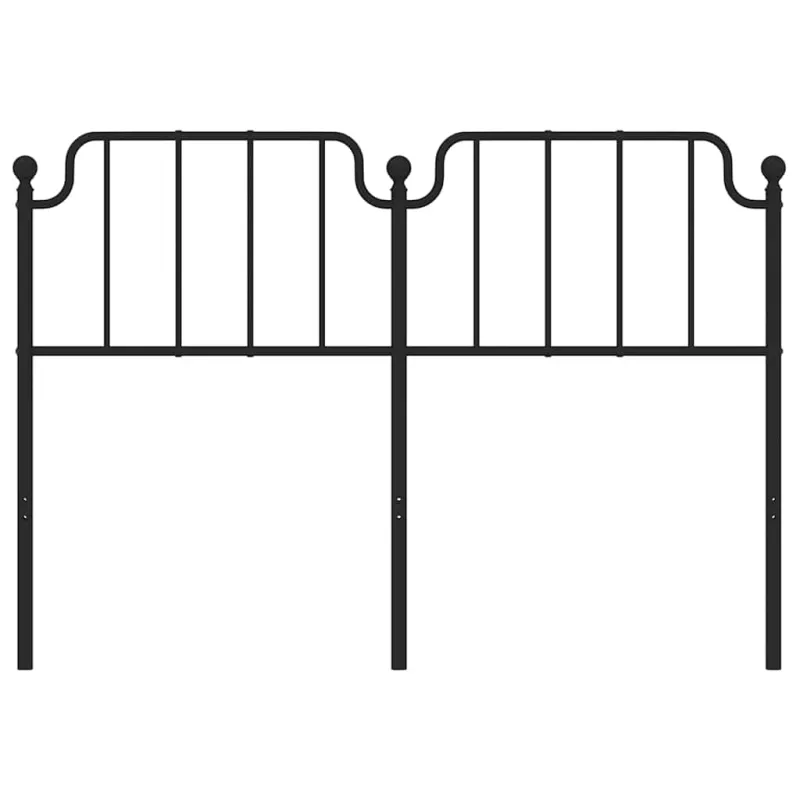 Metalinis pakaitinis galvūgalis, juodos spalvos, 150cm
