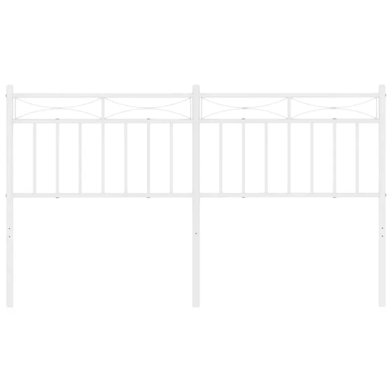 Metalinis pakaitinis galvūgalis, baltos spalvos, 150cm