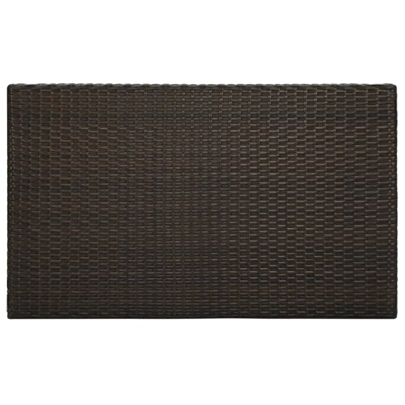 Sodo baaripöytä, ruskea, 100x60,5x110,5 cm, polyrattana