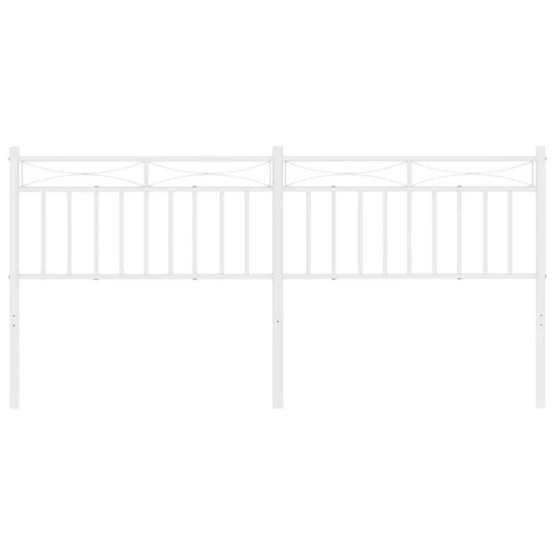 Metalinis pakaitinis galvūgalis, baltos spalvos, 180cm