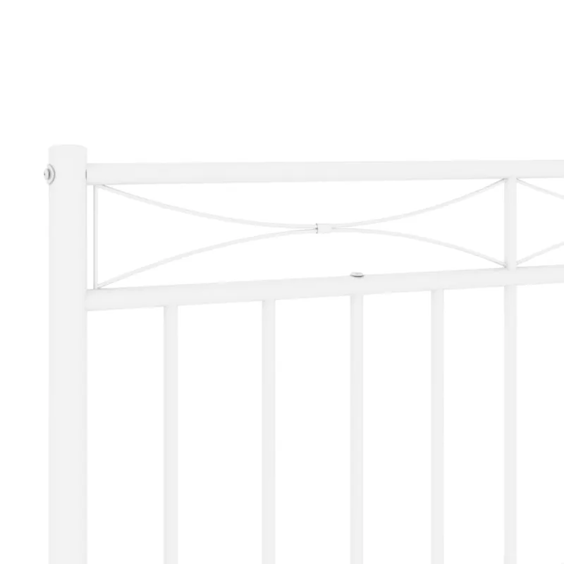 Metalinis pakaitinis galvūgalis, baltos spalvos, 180cm