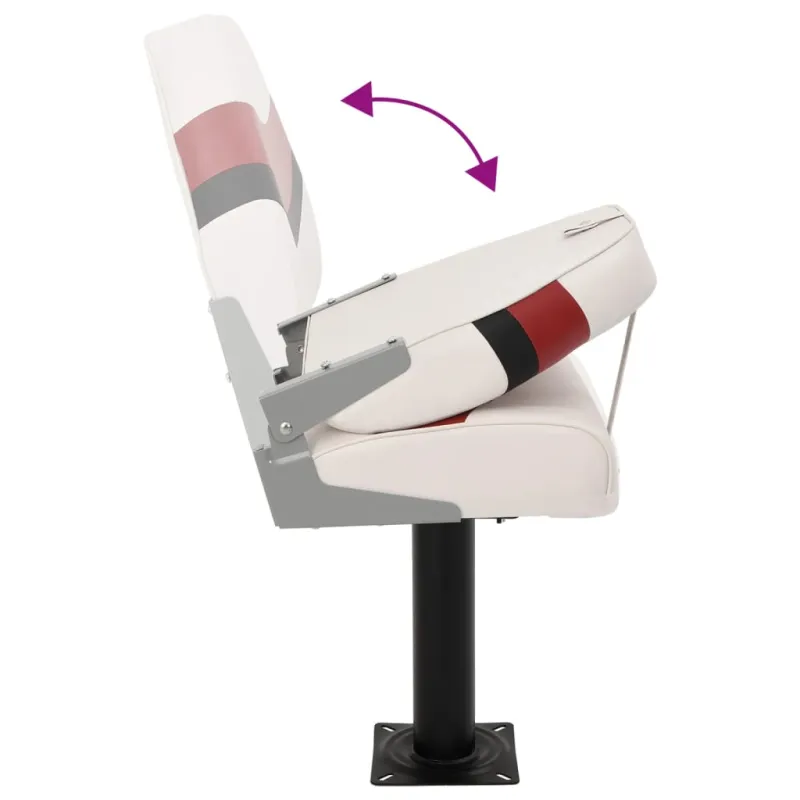 Valties sėdynės su kojomis su 360° pasukimo mechanizmais, 2vnt.