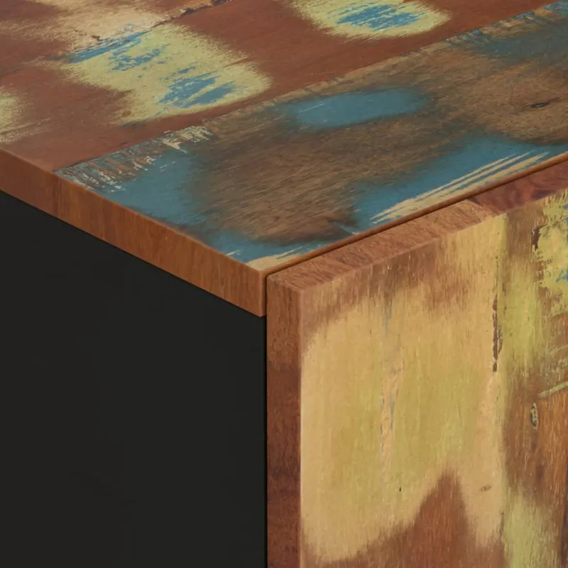 Šoninė spintelė su 2 durelėmis, 90x33x75cm, perdirbta mediena