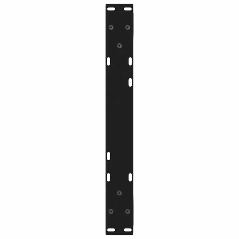 Kavos staliuko kojelės, 2 vnt., juodos, 60x(30-31,3) cm, plienas