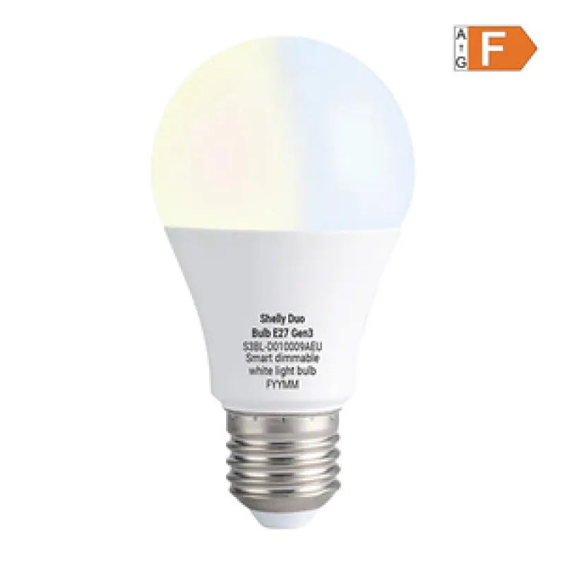 SHELLY Duo Lampu Gen3 E27 LED-polttimo universaali