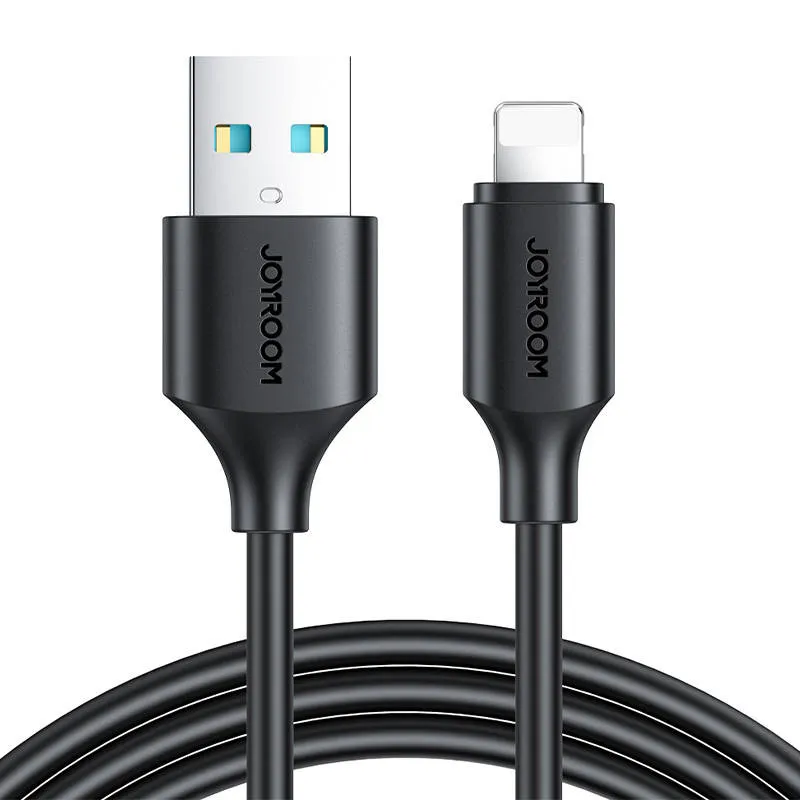 Kaapeli USB-A:sta Lightningiin 2,4 A 0,25 m Joyroom S-UL012A9 (musta) universaali