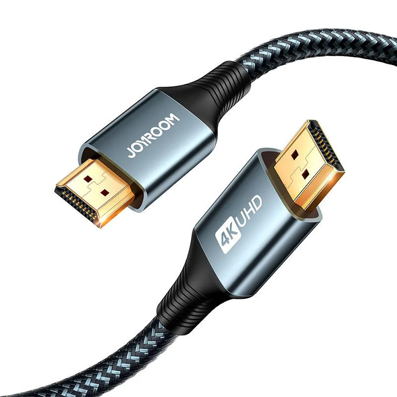 USB-kaapeli HDMI–HDMI / 4K 60 Hz / 2 m Joyroom SY-20H1 (harmaa) universaali