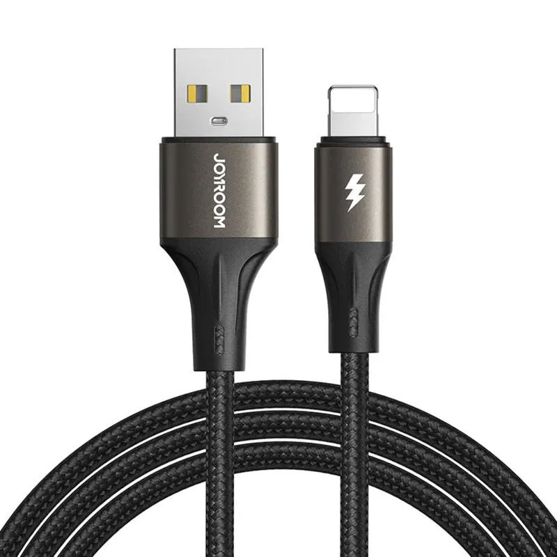 USB–Lightning-kaabel Joyroom SA25-AL3 / 3A / 1,2 m (must) universaalne