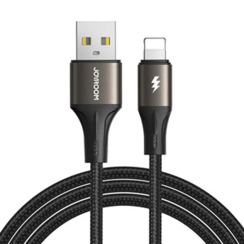 USB–Lightning-kaabel Joyroom SA25-AL3 / 3A / 1,2 m (must) universaalne