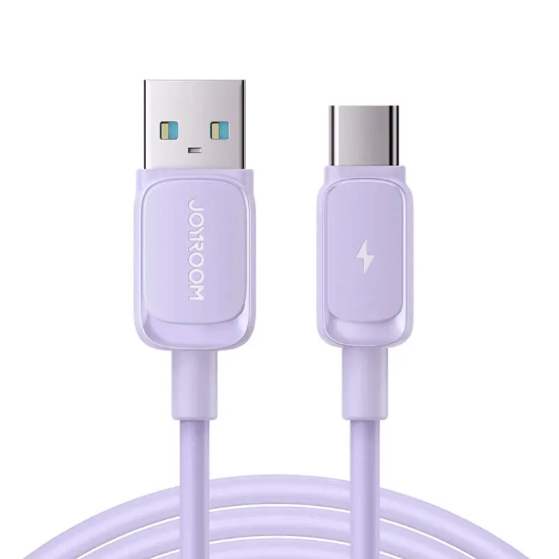Kaapeli S-AC027A14 USB–USB-C / 3 A / 1,2 m (violetti) universaali