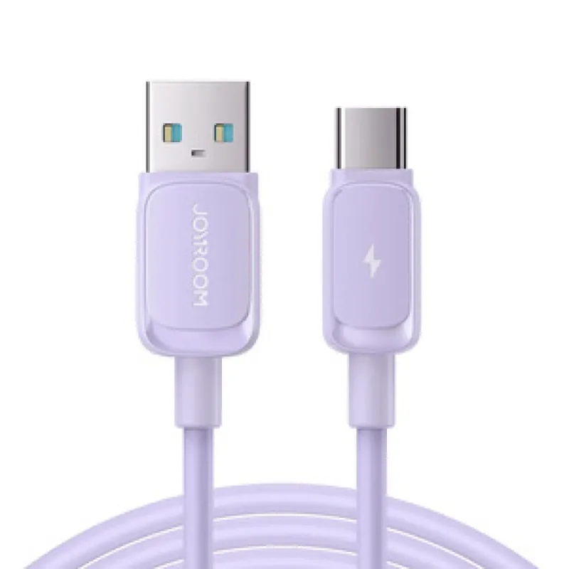 Kaapeli S-AC027A14 USB–USB-C / 3 A / 1,2 m (violetti) universaali