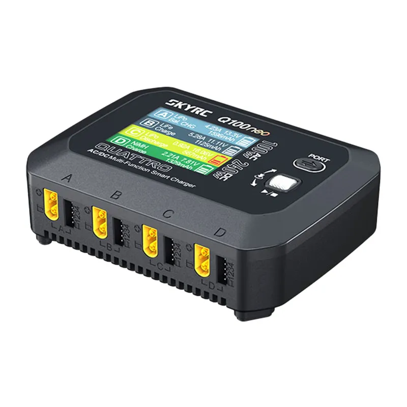 SkyRC Q100neo AC/DC mitmeotstarbeline nutikas laadija, universaalne
