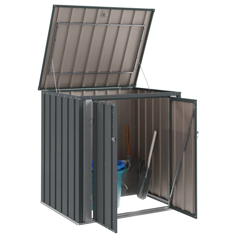 Sodo saugojimo dėžė Juoda 101,5 x 82 x 100 cm Plienas