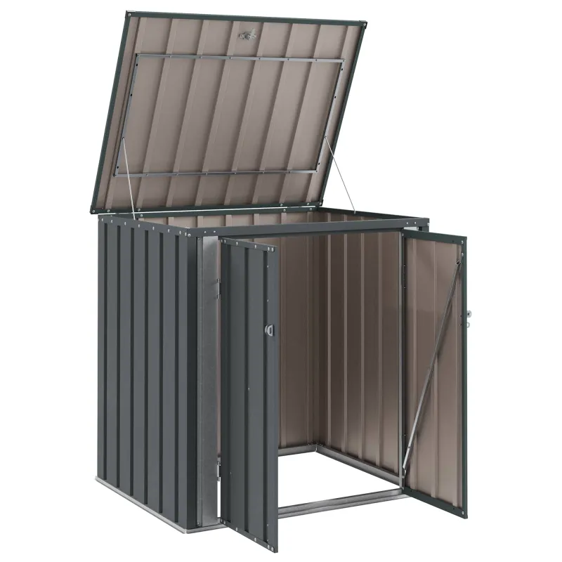 Sodo saugojimo dėžė Juoda 101,5 x 82 x 100 cm Plienas