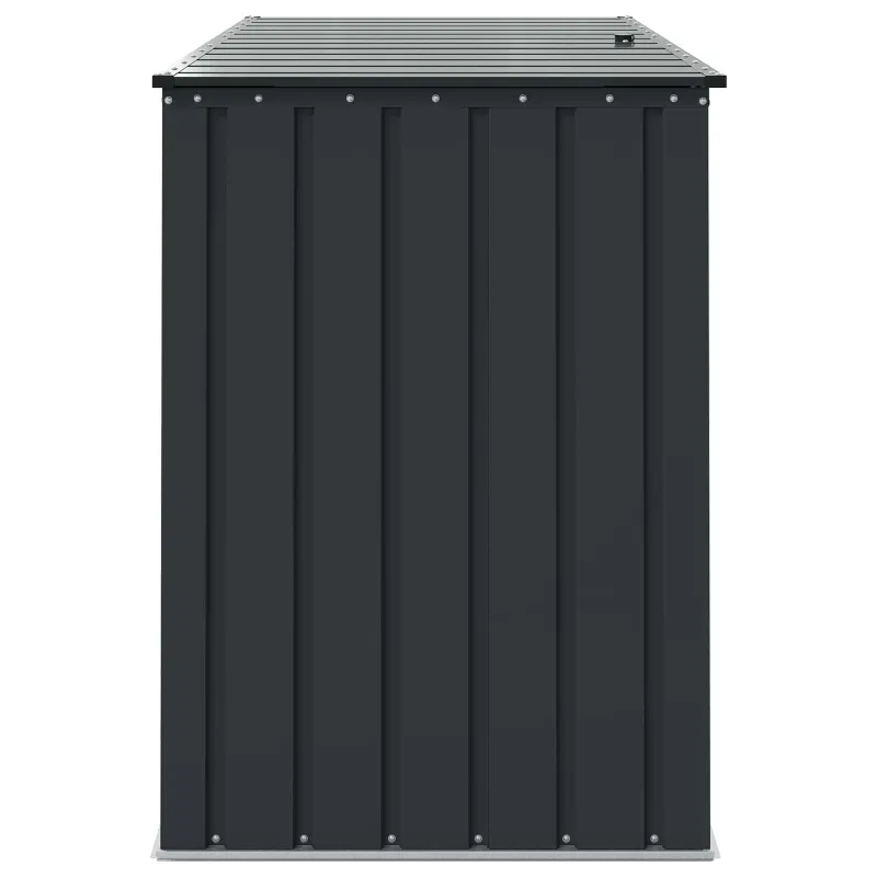 Sodo saugojimo dėžė Juoda 151,5 x 82 x 110,5 cm Plienas
