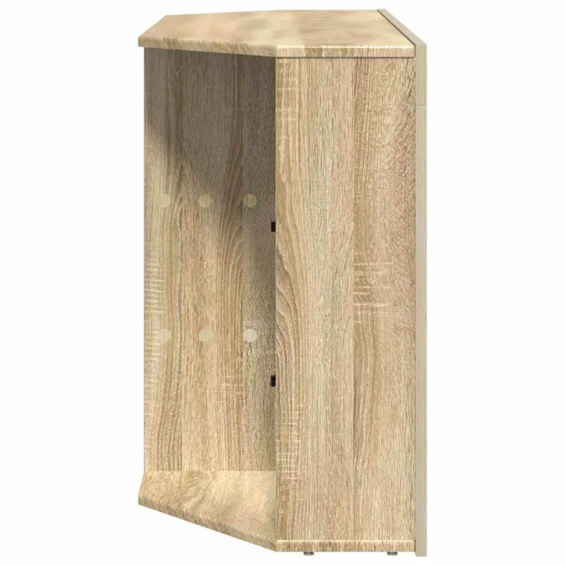 Kampinė LED televizoriaus spinta Sonoma ąžuolas 100x40x68cm