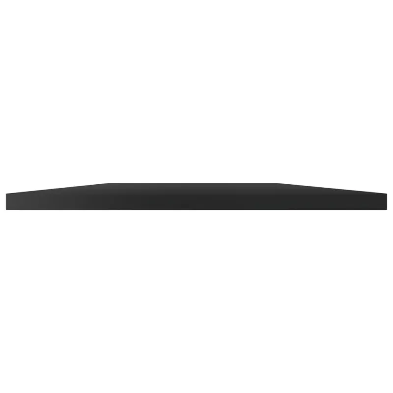 Knygų lentynos plokštės, 8vnt., juodos, 100x30x1,5cm, MDP