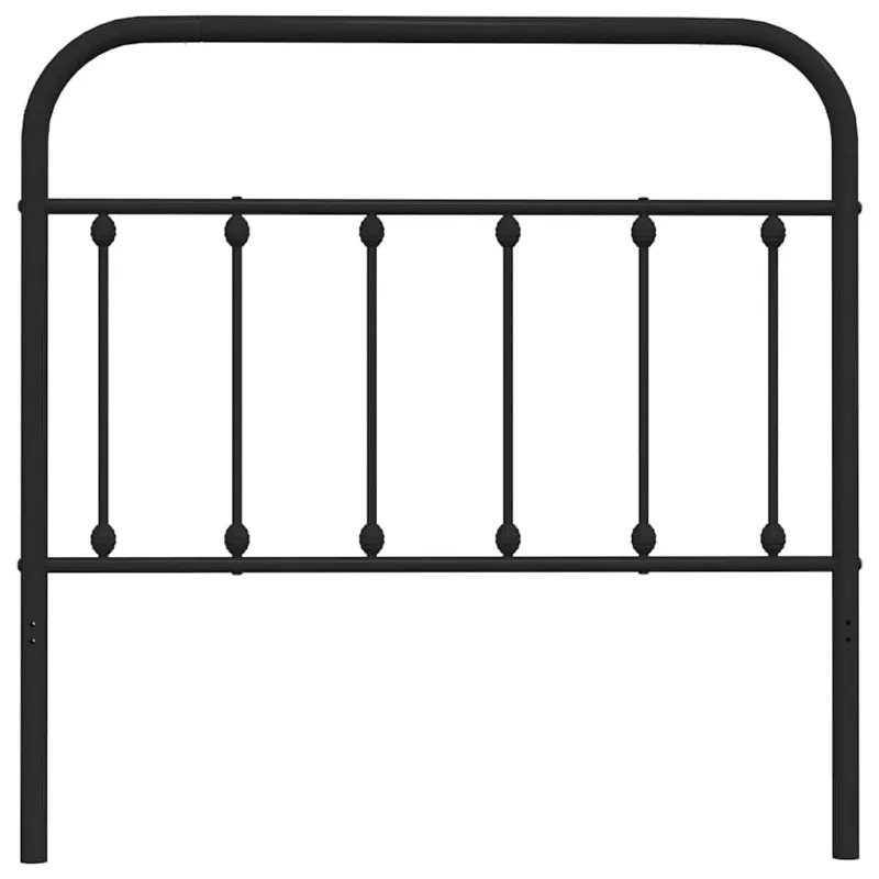 Metalinis pakaitinis galvūgalis, juodos spalvos, 100cm