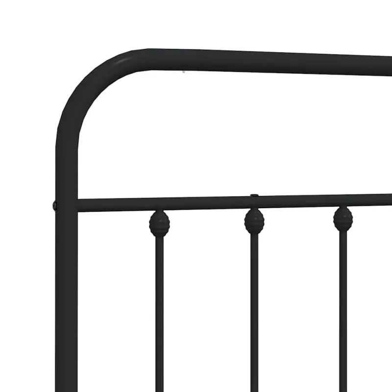 Metalinis pakaitinis galvūgalis, juodos spalvos, 100cm