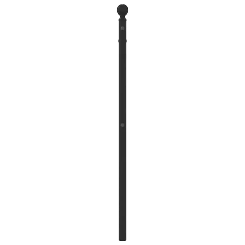 Metalinis pakaitinis galvūgalis, juodos spalvos, 100cm