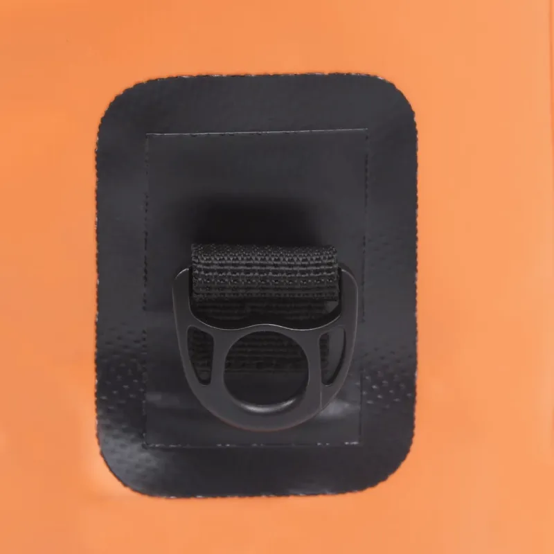 Vandeniui atsparus krepšys, oranžinės spalvos, PVC, 15l