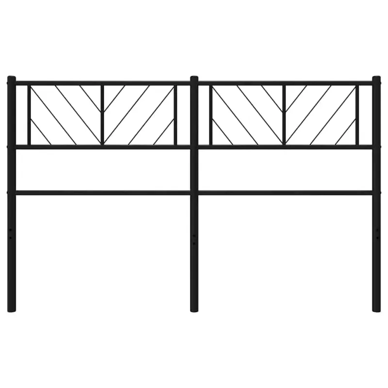 Metalinis pakaitinis galvūgalis, juodos spalvos, 150cm