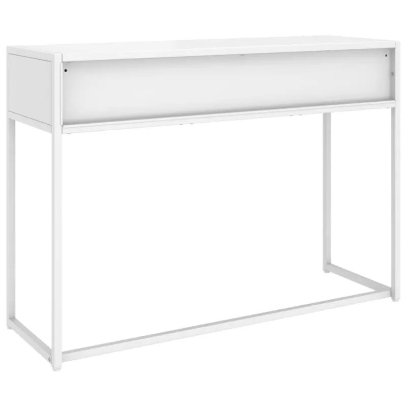 Konsolinis staliukas, baltos spalvos, 106x35x75cm, plienas