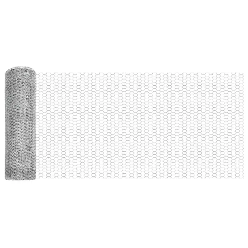 Hexagonal Fence with Post 100 x 0,6 m Galvanizuotas plienas
