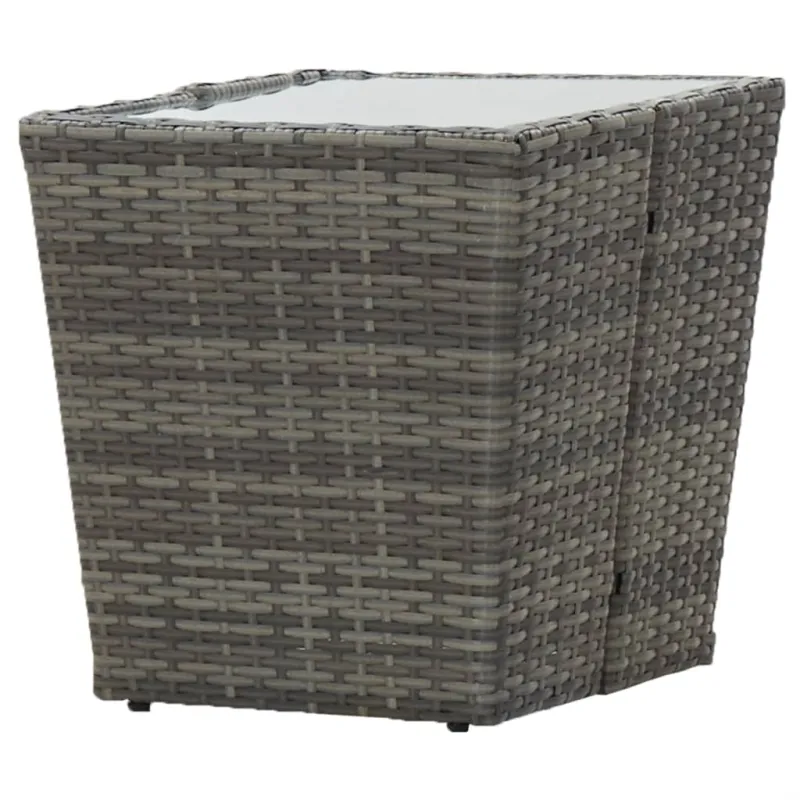 Arbatospöytä, harmaa, 41,5x41,5x43cm