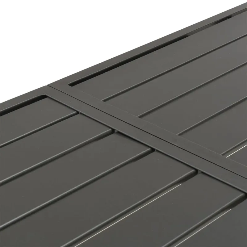 Sodo pöytätaso, tummanharmaa, 180x83x72cm, teräs