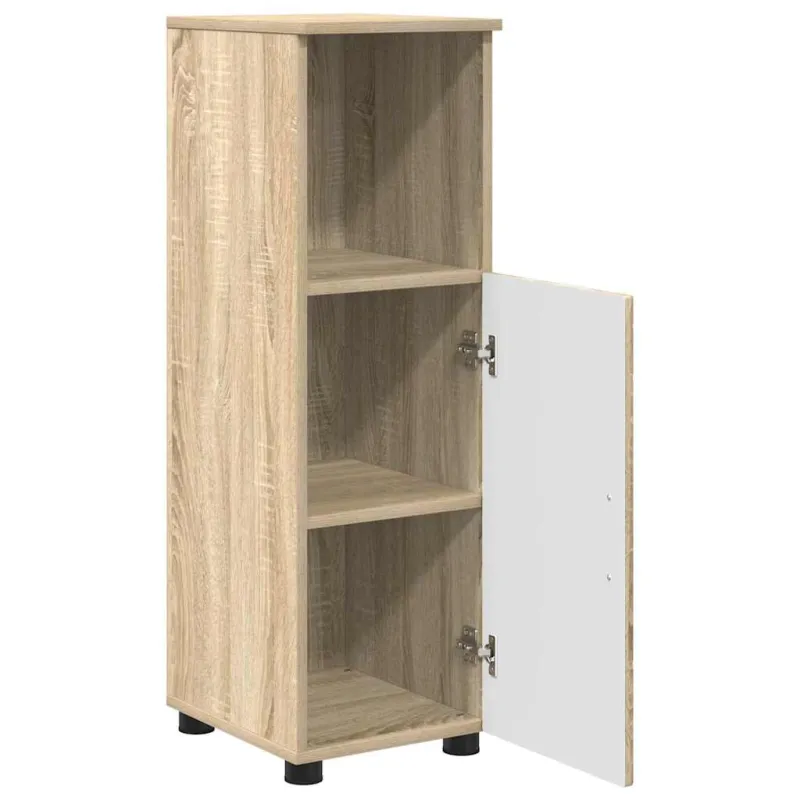 Vonios baldų rinkinys su stalčių 3 pcs Sonoma ąžuolas