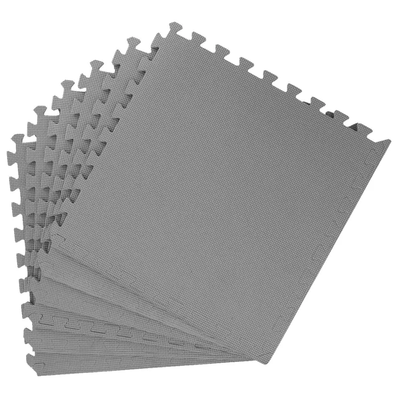 Baseino grindų kilimas 6 pcs Pilka 2,16 m² EVA puta