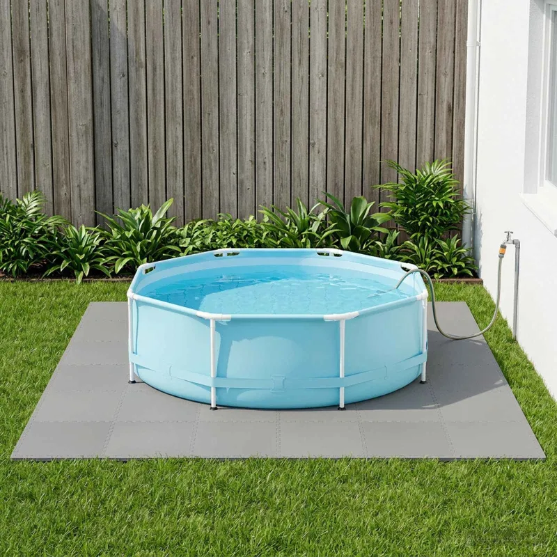 Baseino grindų kilimas 24 pcs Pilka 8,64 m² EVA puta