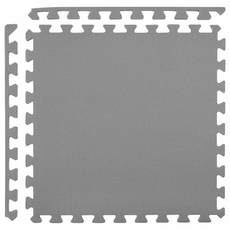 Baseino grindų kilimas 24 pcs Pilka 8,64 m² EVA puta