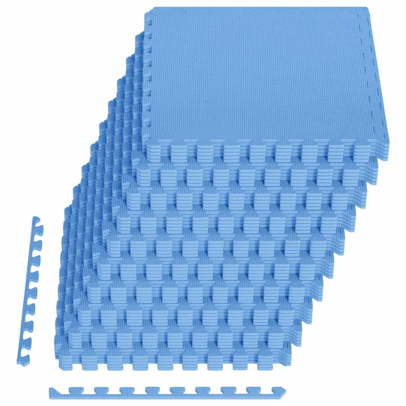 Baseino grindų kilimas 50 pcs Mėlyna 18 m² EVA puta