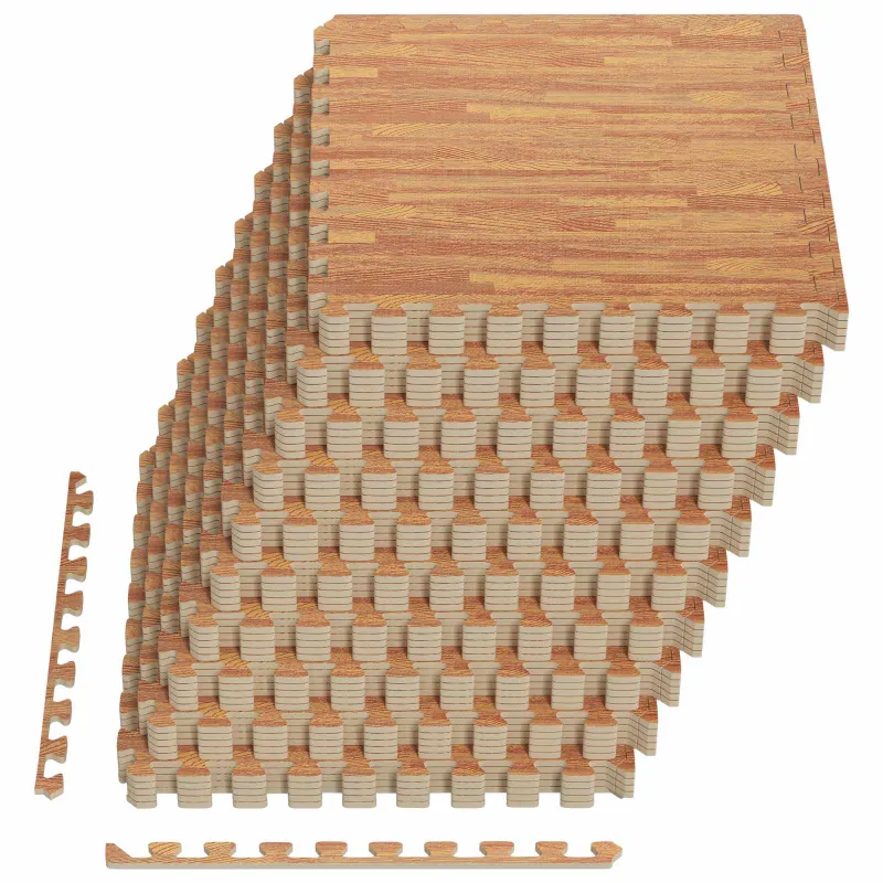 Baseino grindų kilimas 50 pcs Medis 18 m² EVA puta