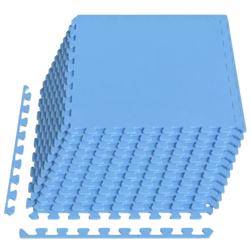 Baseino grindų kilimas 12 pcs Mėlyna 4,32 m² EVA puta