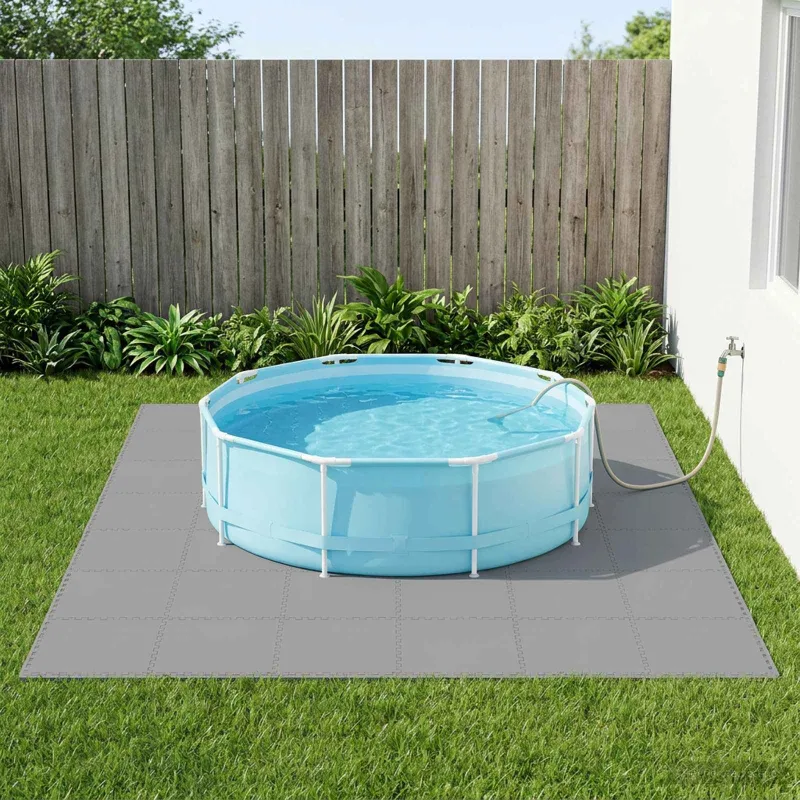 Baseino grindų kilimas 24 pcs Pilka 8,64 m² EVA puta