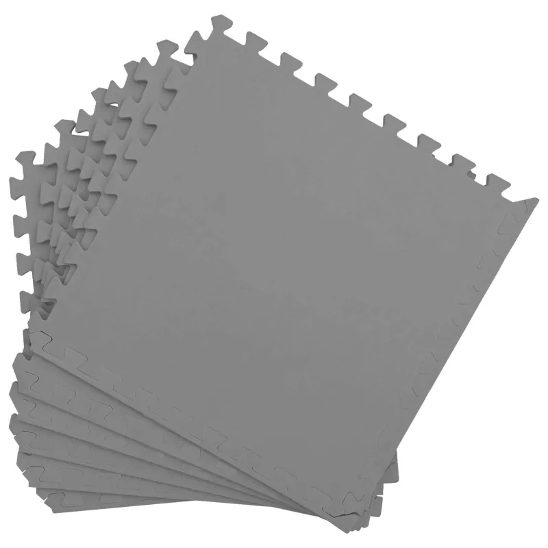 Baseino grindų kilimas 24 pcs Pilka 8,64 m² EVA puta