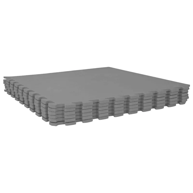Baseino grindų kilimas 40 pcs Pilka 14,4 m² EVA puta
