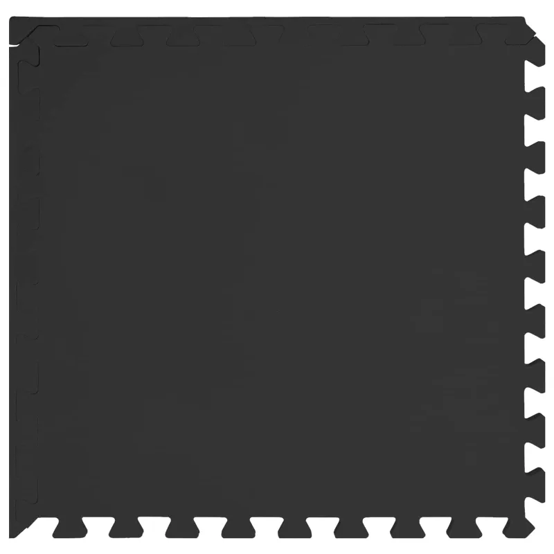 Baseino grindų kilimas 50 pcs Juoda 18 m² EVA puta